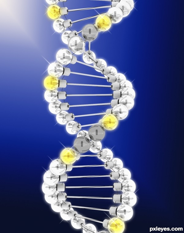 Creation of lighting DNA: Final Result