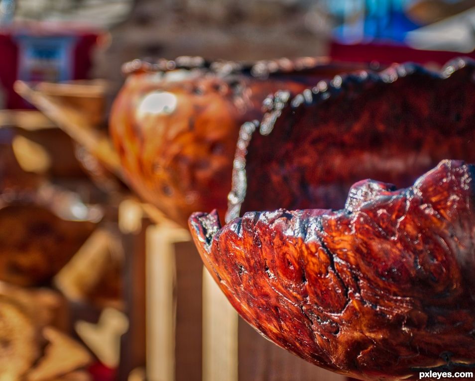 Wooden bowls