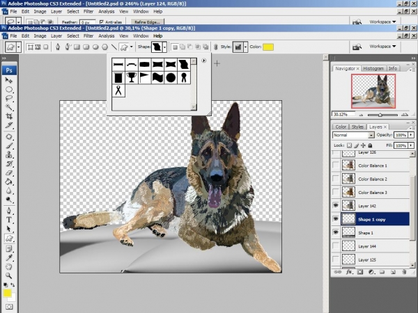 Creation of German Shepherd: Step 10