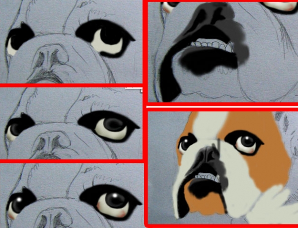 Creation of the look: Step 2