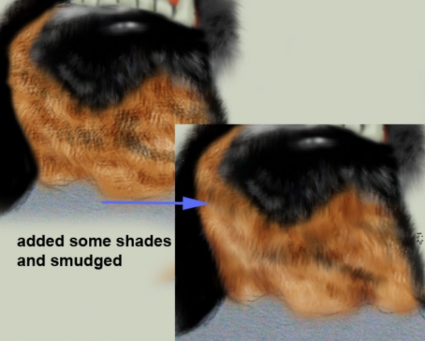 Creation of the look: Step 4