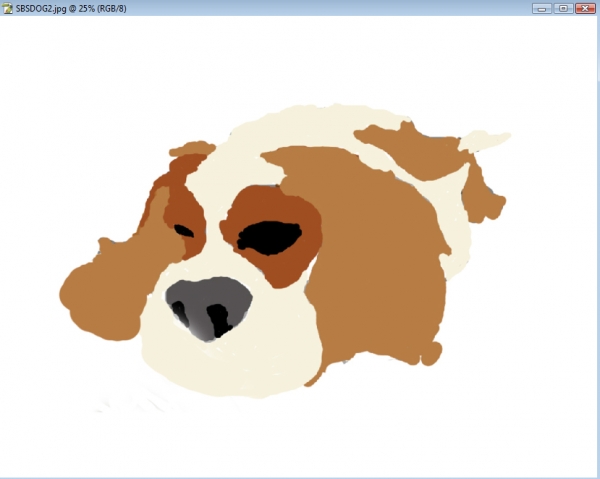 Creation of Spotty Dog: Step 3