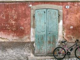 Blue door