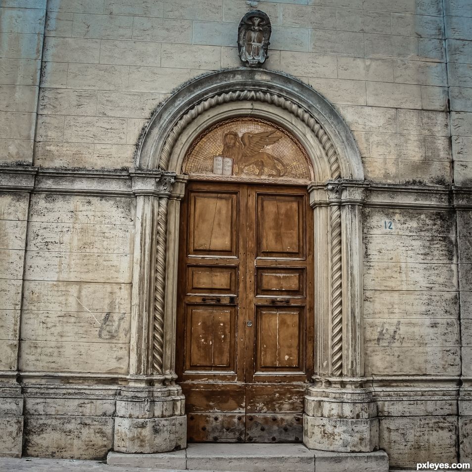 Church door