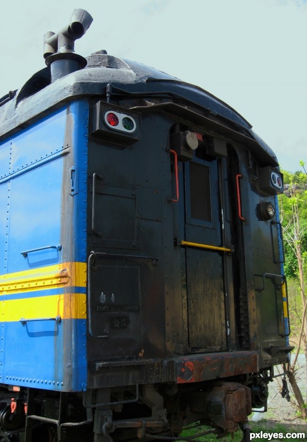 Old train door