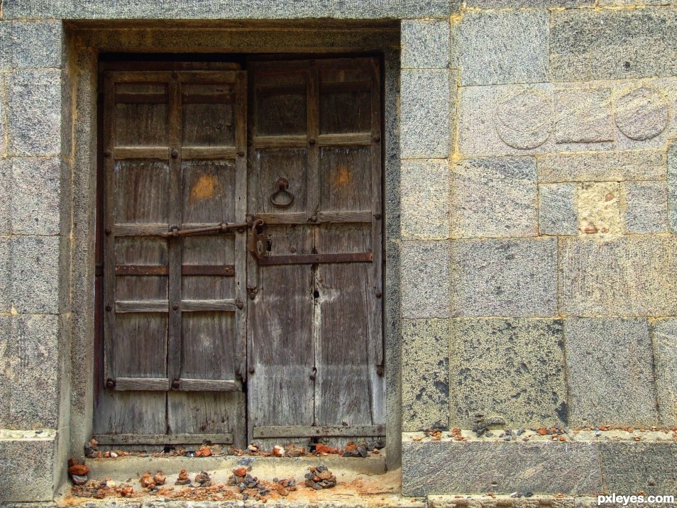 Temple door