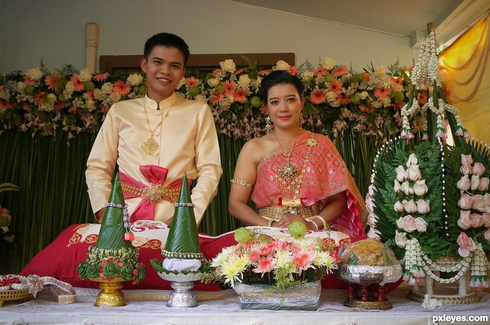 Thai Bride and Groom