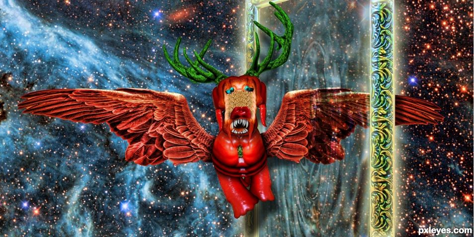 Interdimensional Pepper Dragon Space Travel