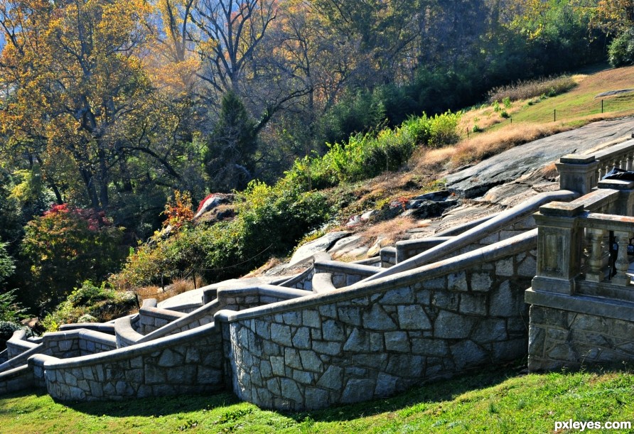 Stairway in the Garden