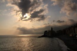 Camogli at sunset