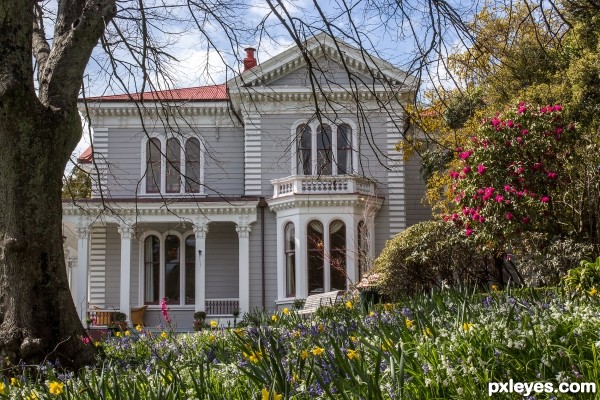 Big old house with garden