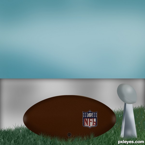 football ball drawing. fished a football ball.