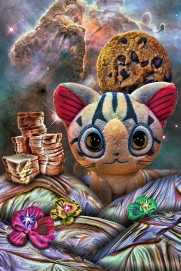 Sliced Bread, Chocolate Chip Cookie and Stuffed Kitten Scape