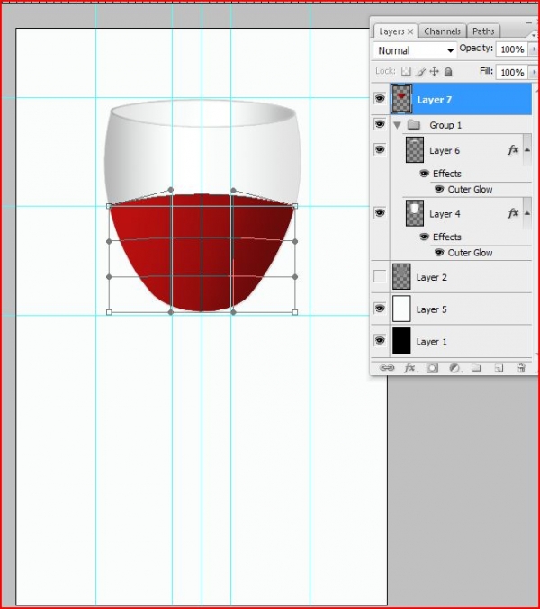 Creation of Cheers: Step 5