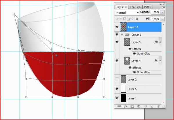 Creation of Cheers: Step 6