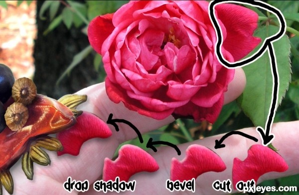 Creation of Rose Petal Nibblers: Step 7