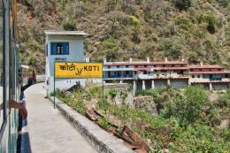 Arrival at the station