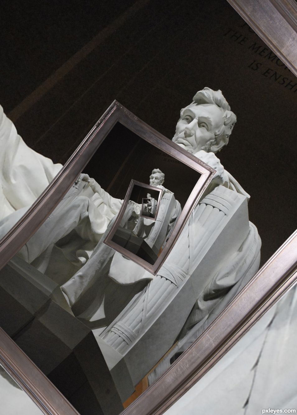 Creation of Lincoln in Droste: Final Result