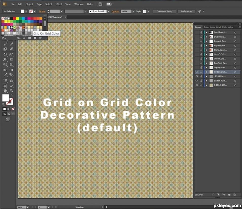 Creation of Rectangles and Patterns: Step 3