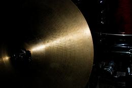 cymbal and drum