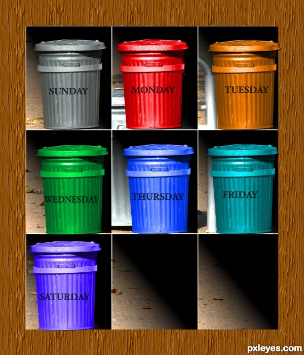 Creation of Garbage Week: Step 8