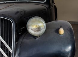 Dusty old car