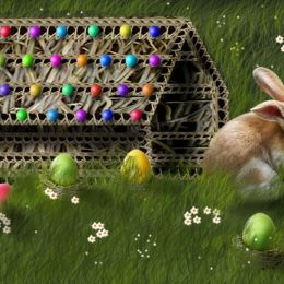 EasterBunnyInTheGarden