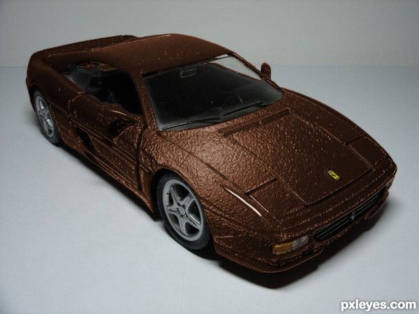 Creation of Chocolate Ferrari: Final Result