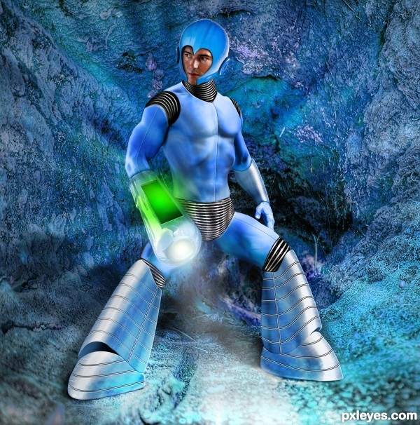 Mega Man photoshop picture)