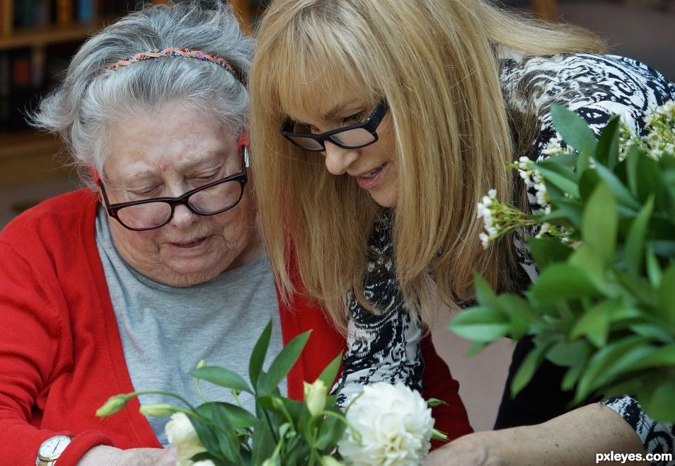 Flower arranging