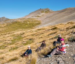 Lunch after a good climb