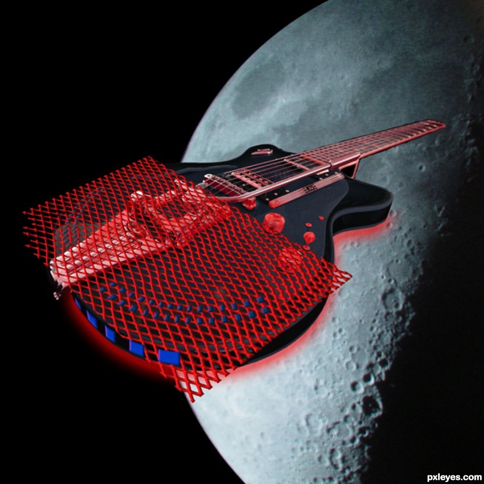 Creation of Space guitar: Step 6