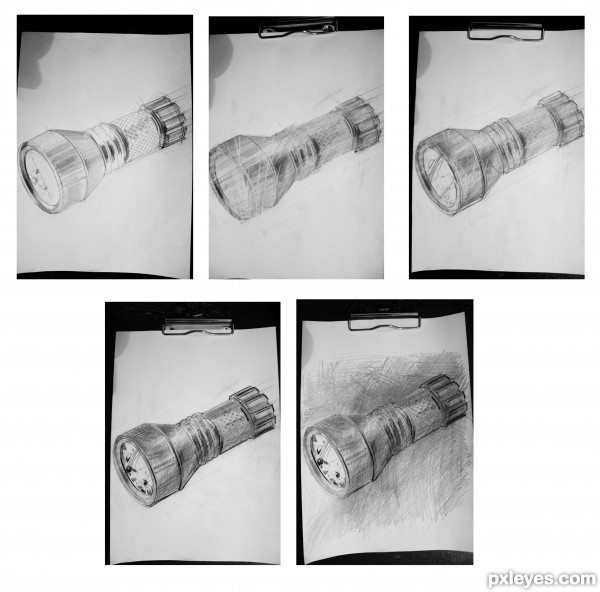 Creation of flashlight: Step 1