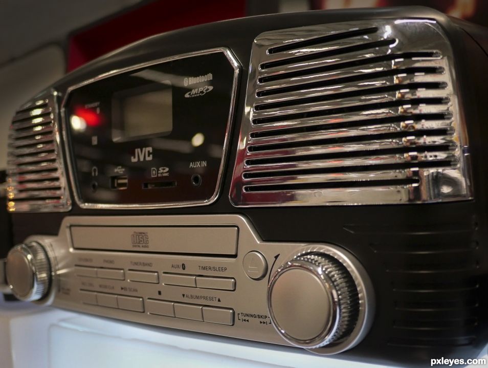 Vintage boombox