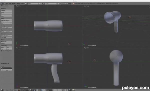 Creation of Hair dryer: Step 3
