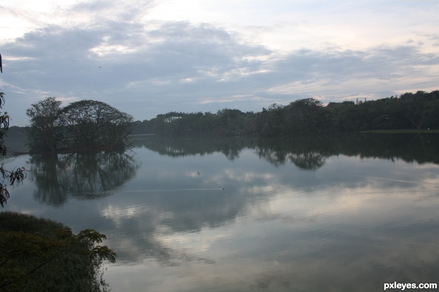 sky and water.... amazing reflection