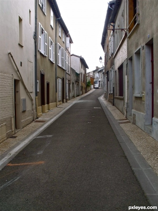 Little lane in France