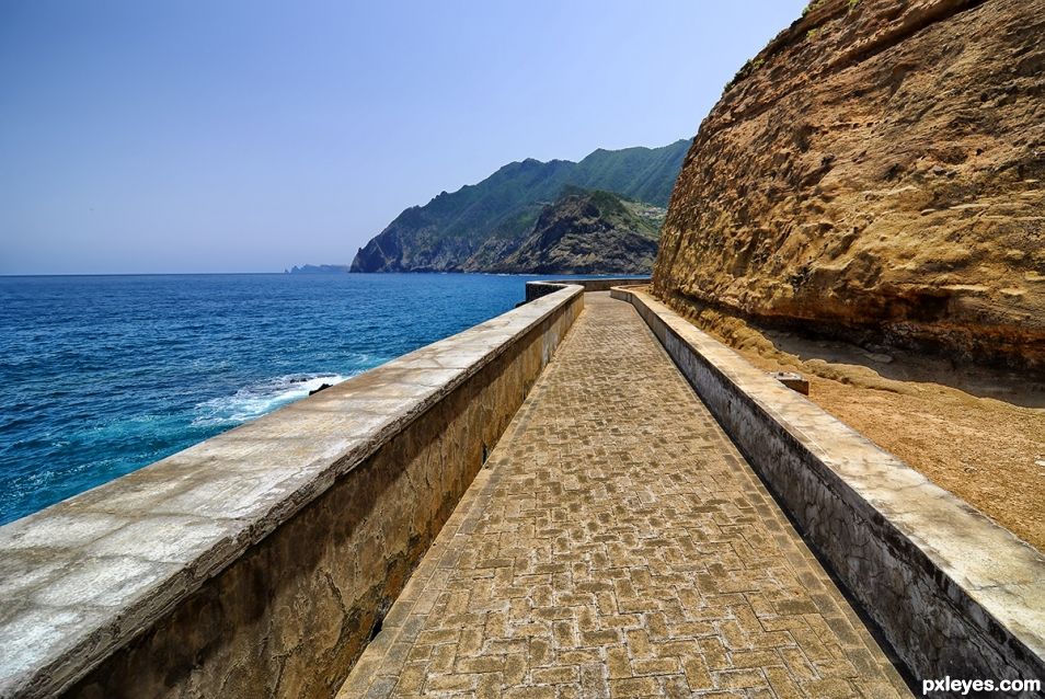 Promenade Along the Ocean