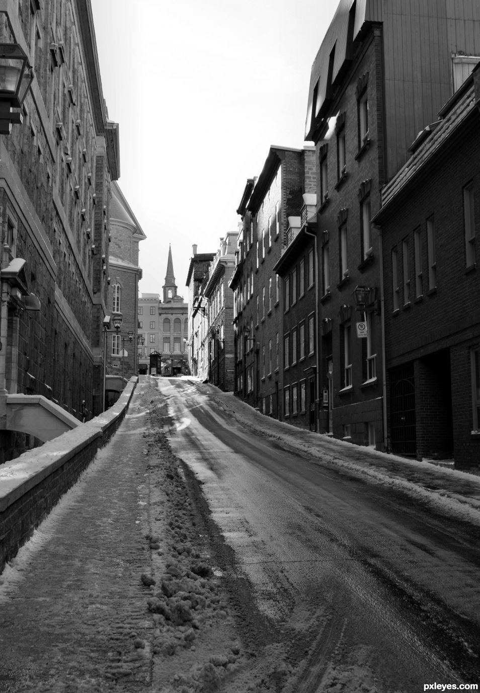 Icy street