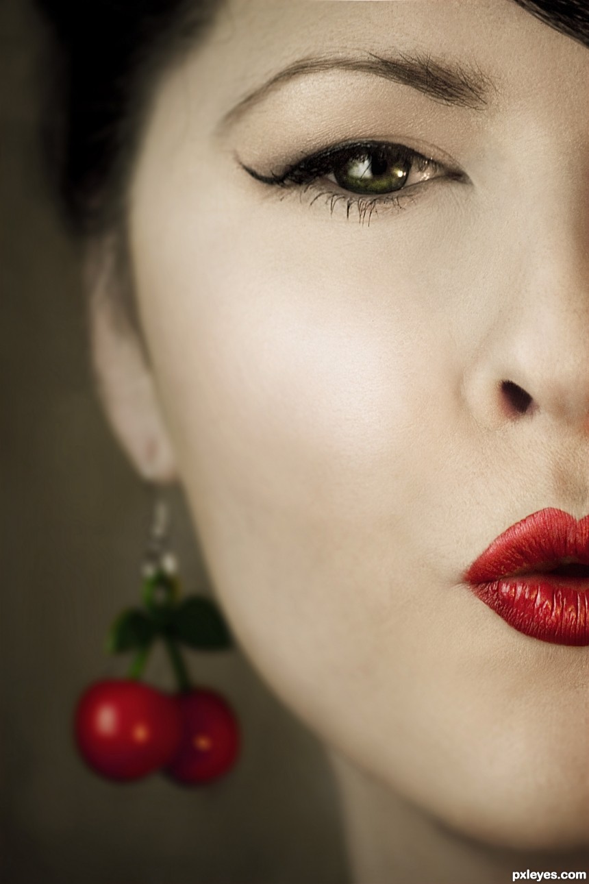 Cherry Lips photoshop picture)