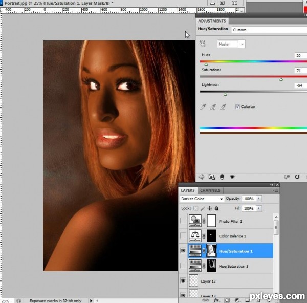 Creation of Ivory to Ebony: Step 7
