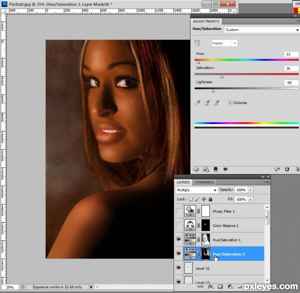Creation of Ivory to Ebony: Step 8