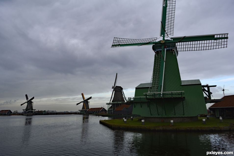 Four Windmills