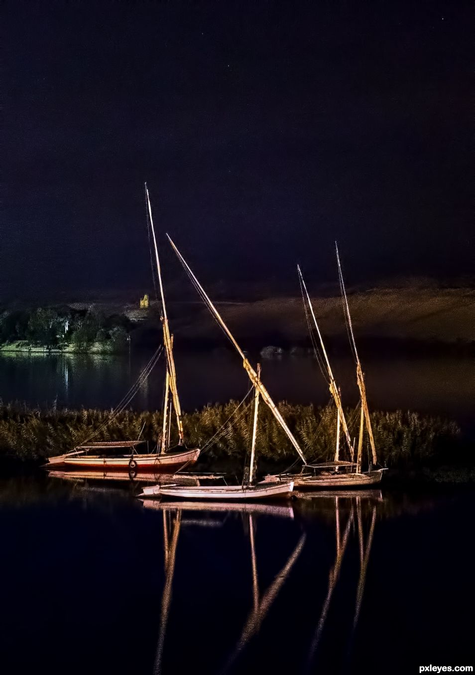 four boats