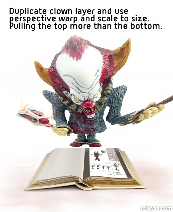 Creation of Evil Clowns for Dummies!: Step 8