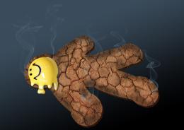 Burnt gingerbread man