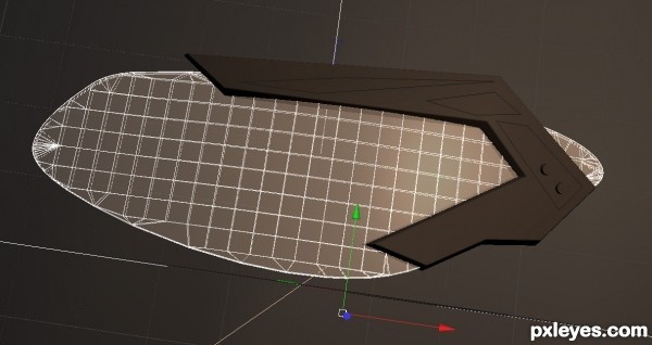 Creation of Futuristic monocle: Step 3