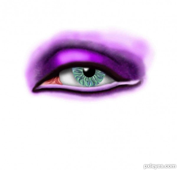 Creation of Beautiful eye: Step 6