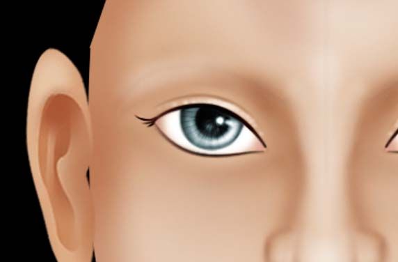 Creation of Eye: Step 2