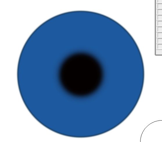Creation of one eyeball: Step 2